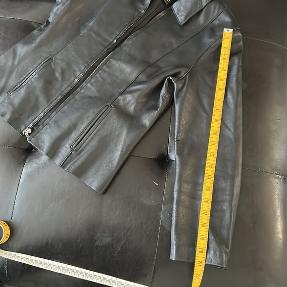 BEBE Buttery soft black genuine leather jacket - Picture 10 of 14